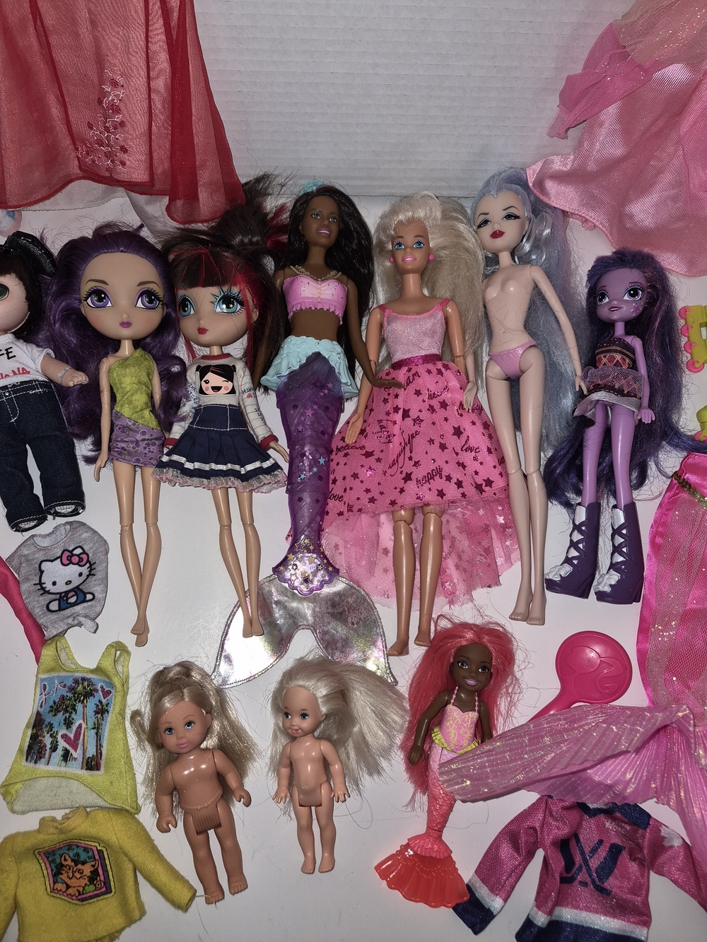 Mixed Doll Lot Barbies, La Dee Da, Winx, MLP, Baby Dolls, Clothing - Picture 7 of 8